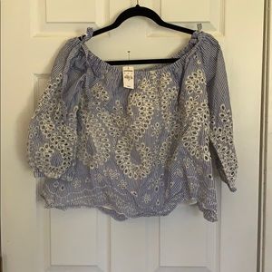 Express off the shoulder blouse